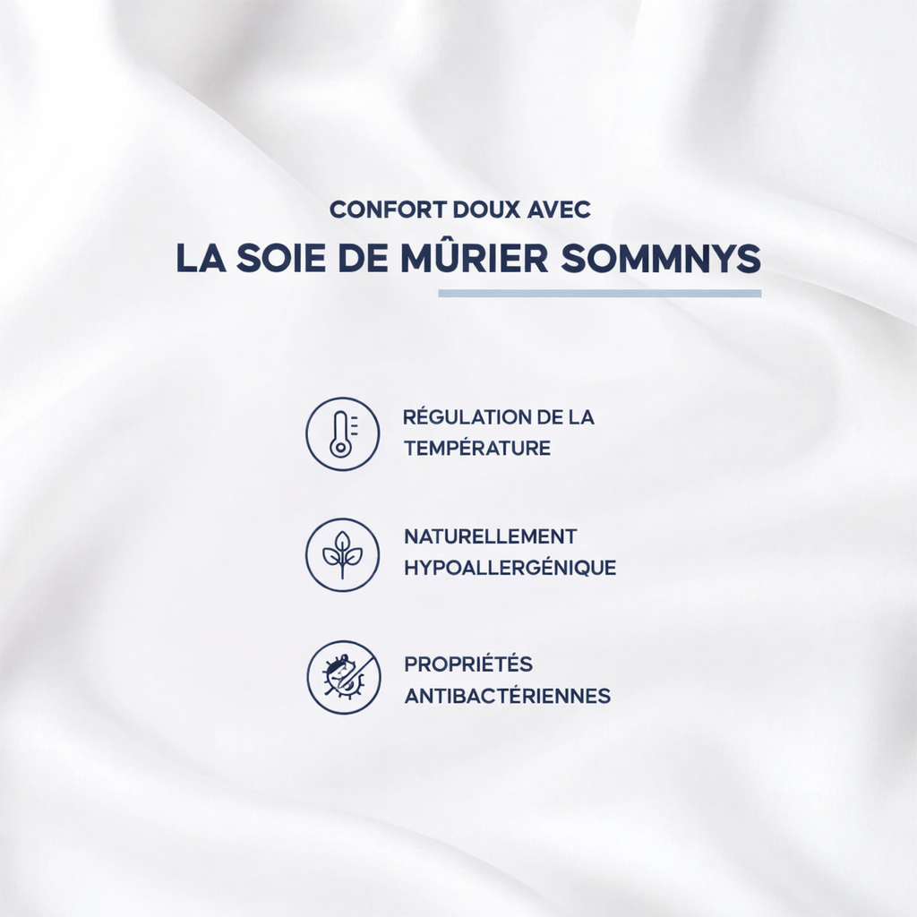 Masque de Sommeil en Soie Naturelle Sommnys